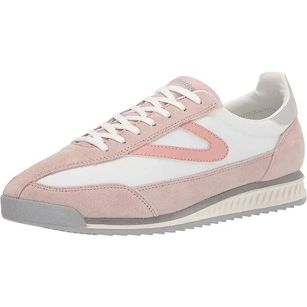 Tretorn Women's Rawlins‎ Retro Lace-up Sneaker Blush 6 NEW